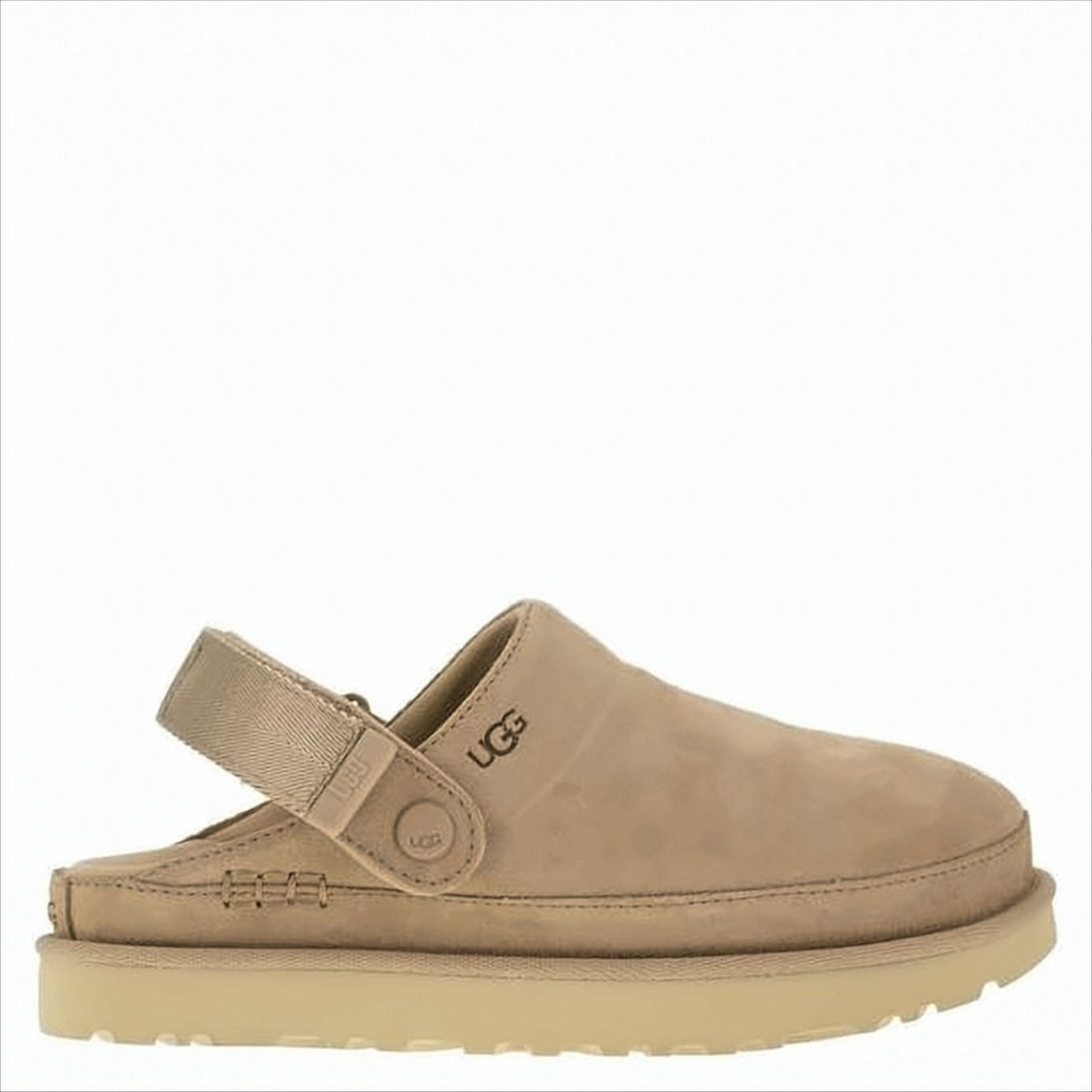 Suede Slip-On Mules with Textured EVA Sole