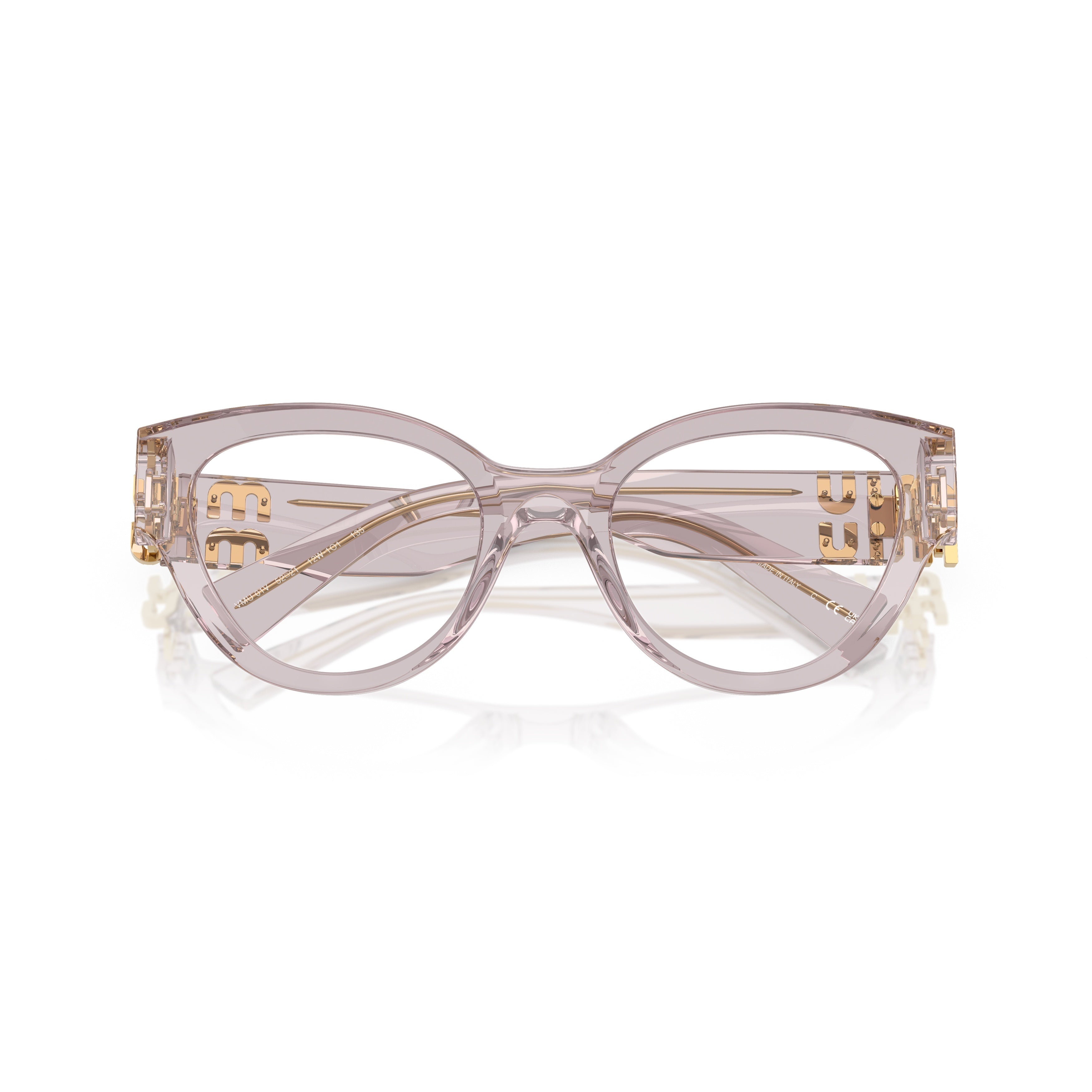 0mu 01vv Translucent Acetate Cat-Eye Sunglasses