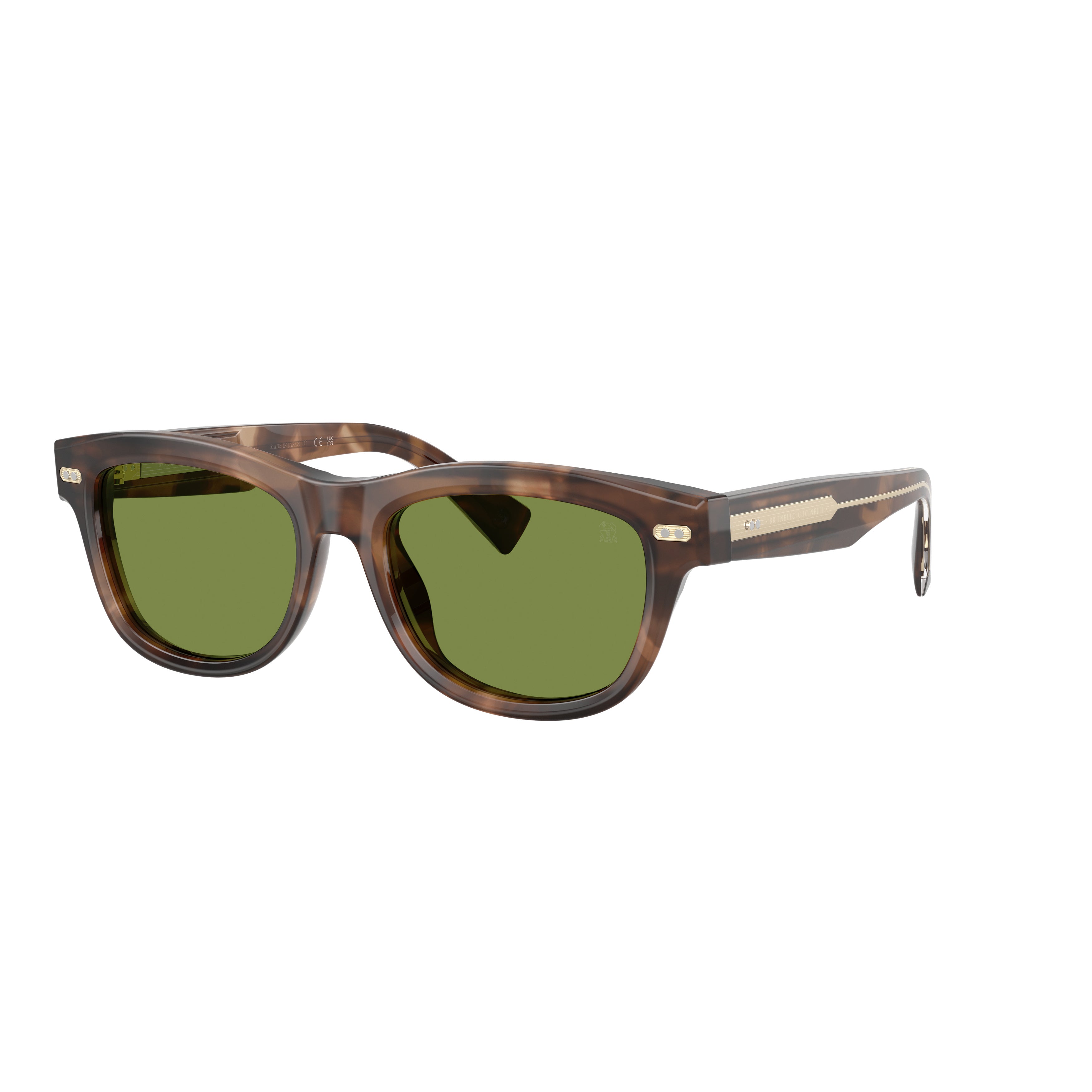 0bc3016s Rectangular Acetate Sunglasses with Tortoiseshell Pattern