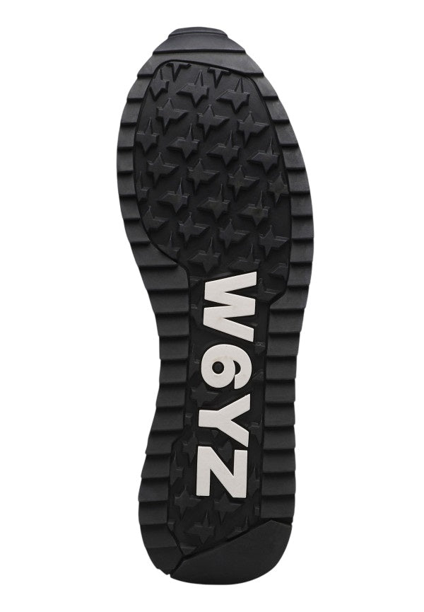Technical Fabric and Suede Sneakers