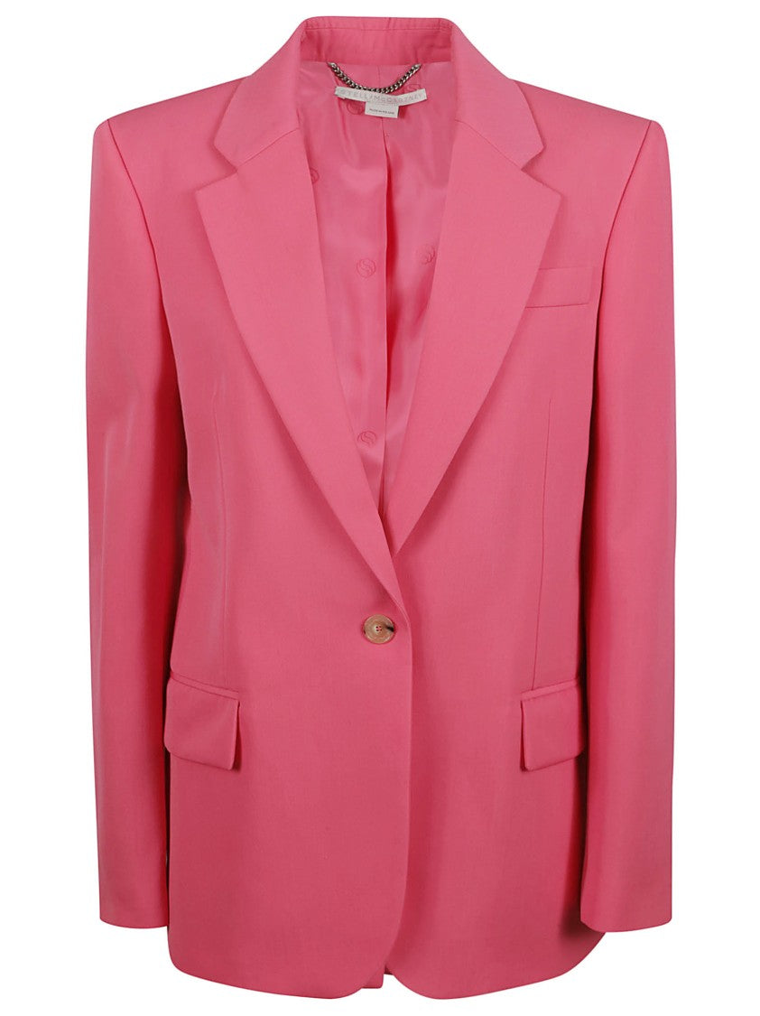 Tailored Pink Wool Jacket