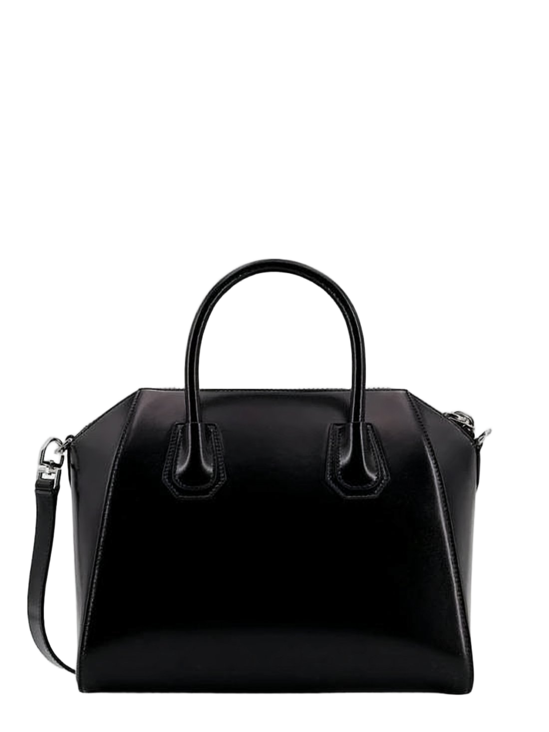Structured Calf Leather Tote Bag