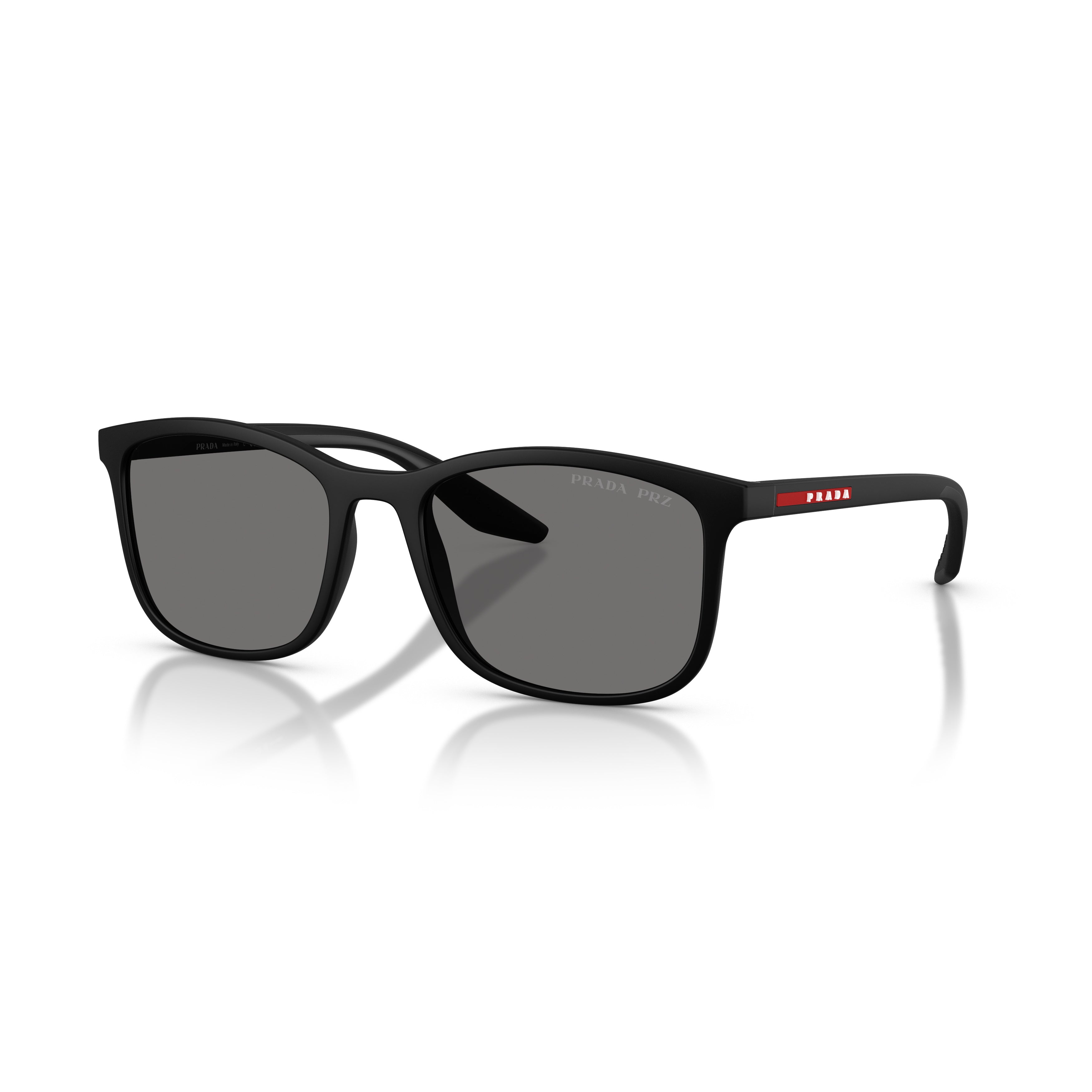 0ps A08s Rectangular Matte Black Sunglasses