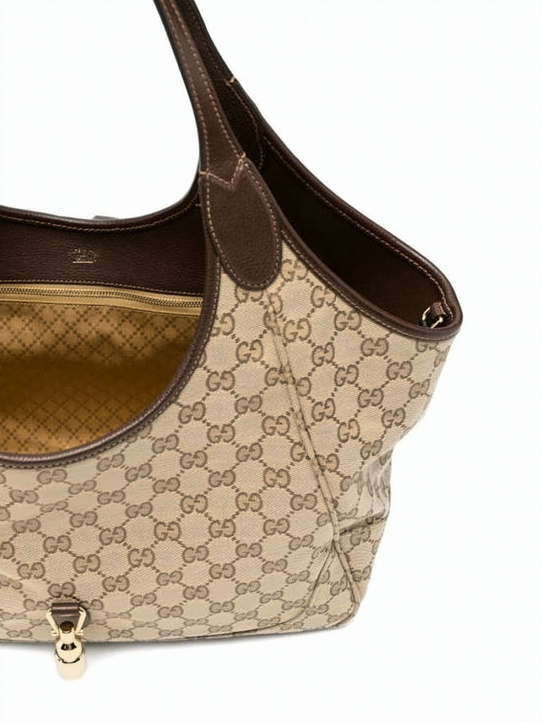 Medium GG Canvas Tote Bag with Signature Monogram Pattern