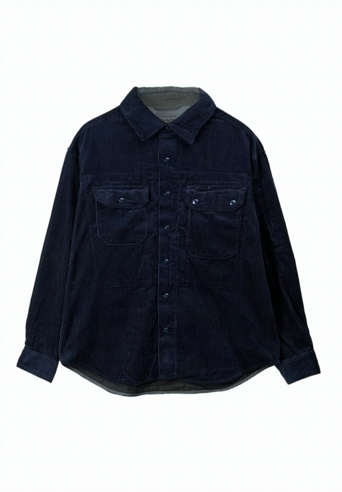 Corduroy Jacket with Classic Collar