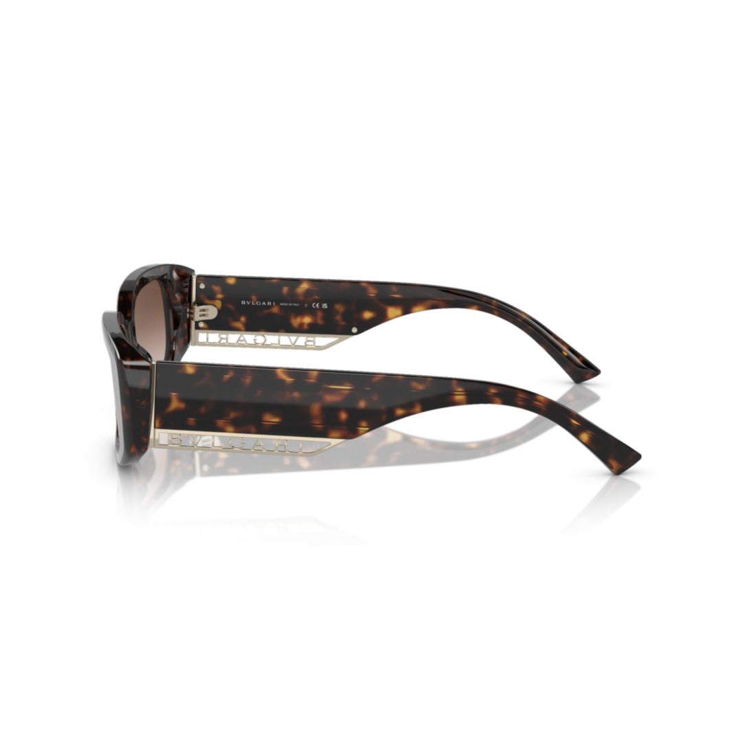 8259 Sole Rectangular Tortoiseshell Acetate Sunglasses