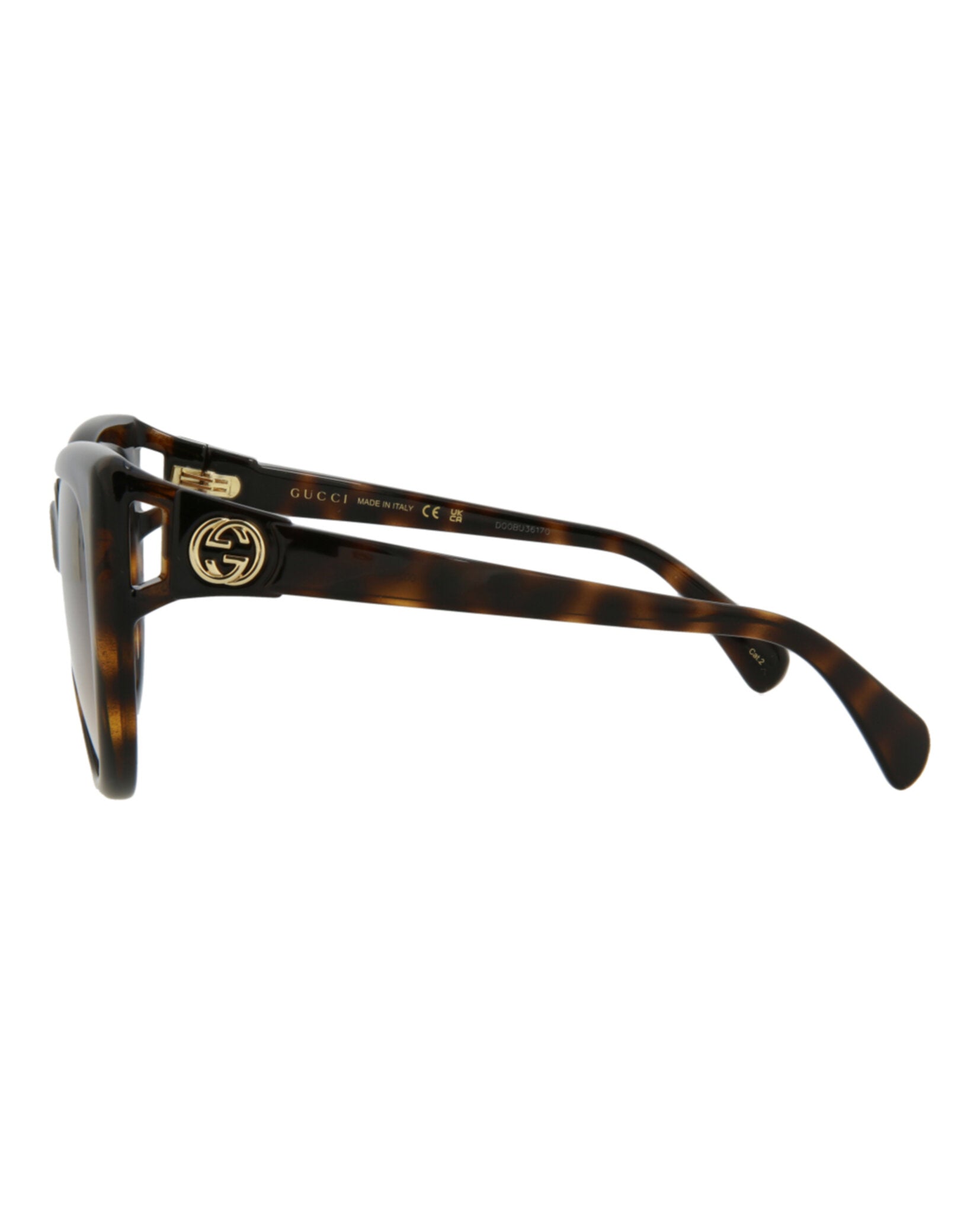 Cat Eye-Frame Injection Sunglasses