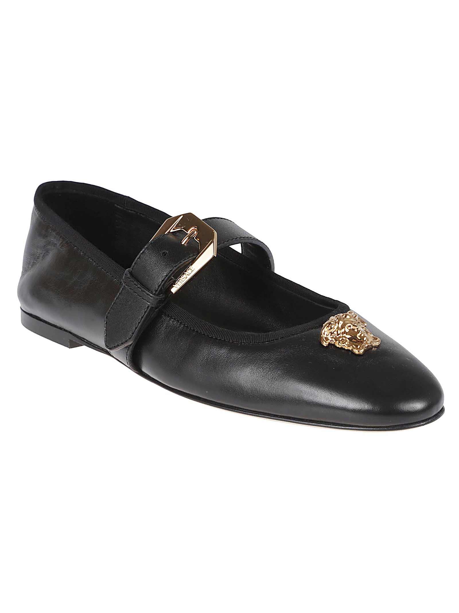 Smooth Lambskin Ballerina Flats