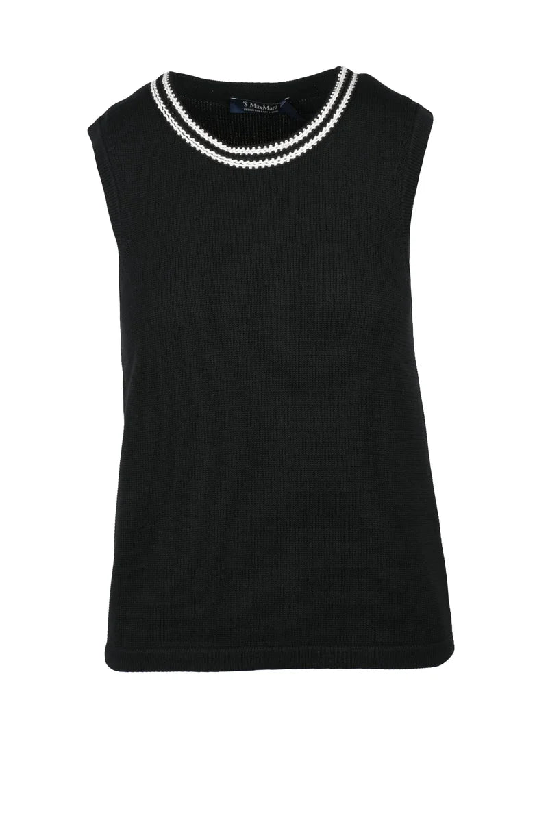 Cotton Vest - Black