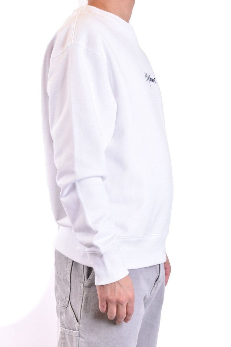 White Cotton Sweatshirt