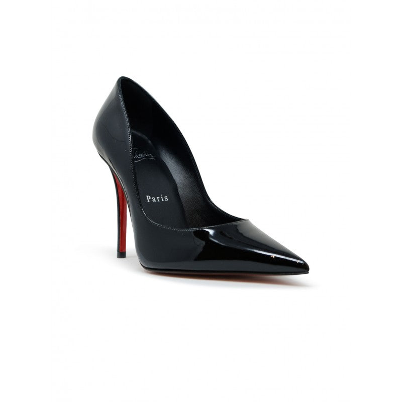 Black Patent Miss Z 100 Pumps