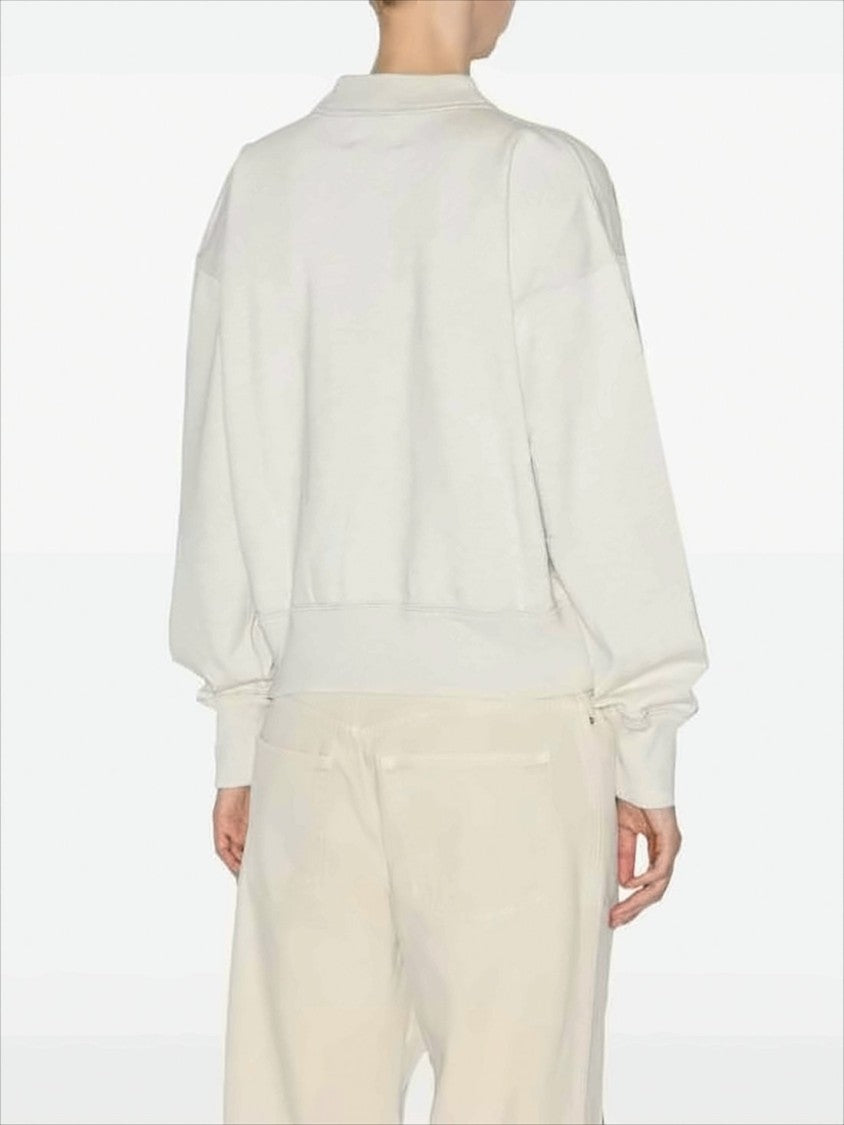 Relaxed Fit Long-Sleeve Sweatshirt with Graphic Logo