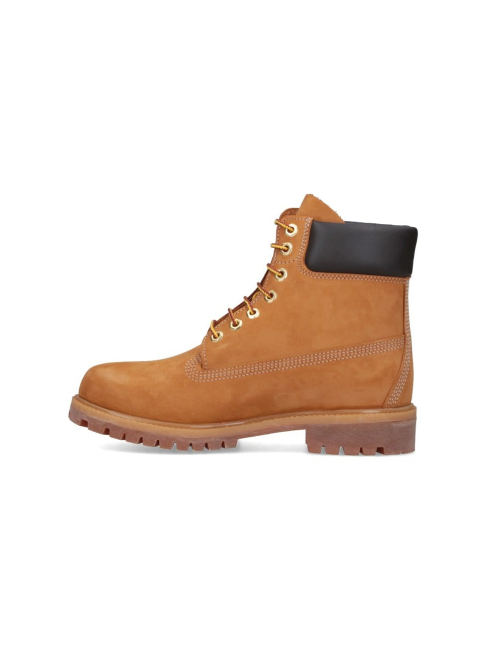 Rugged Tan Leather Boots With Padded Collar