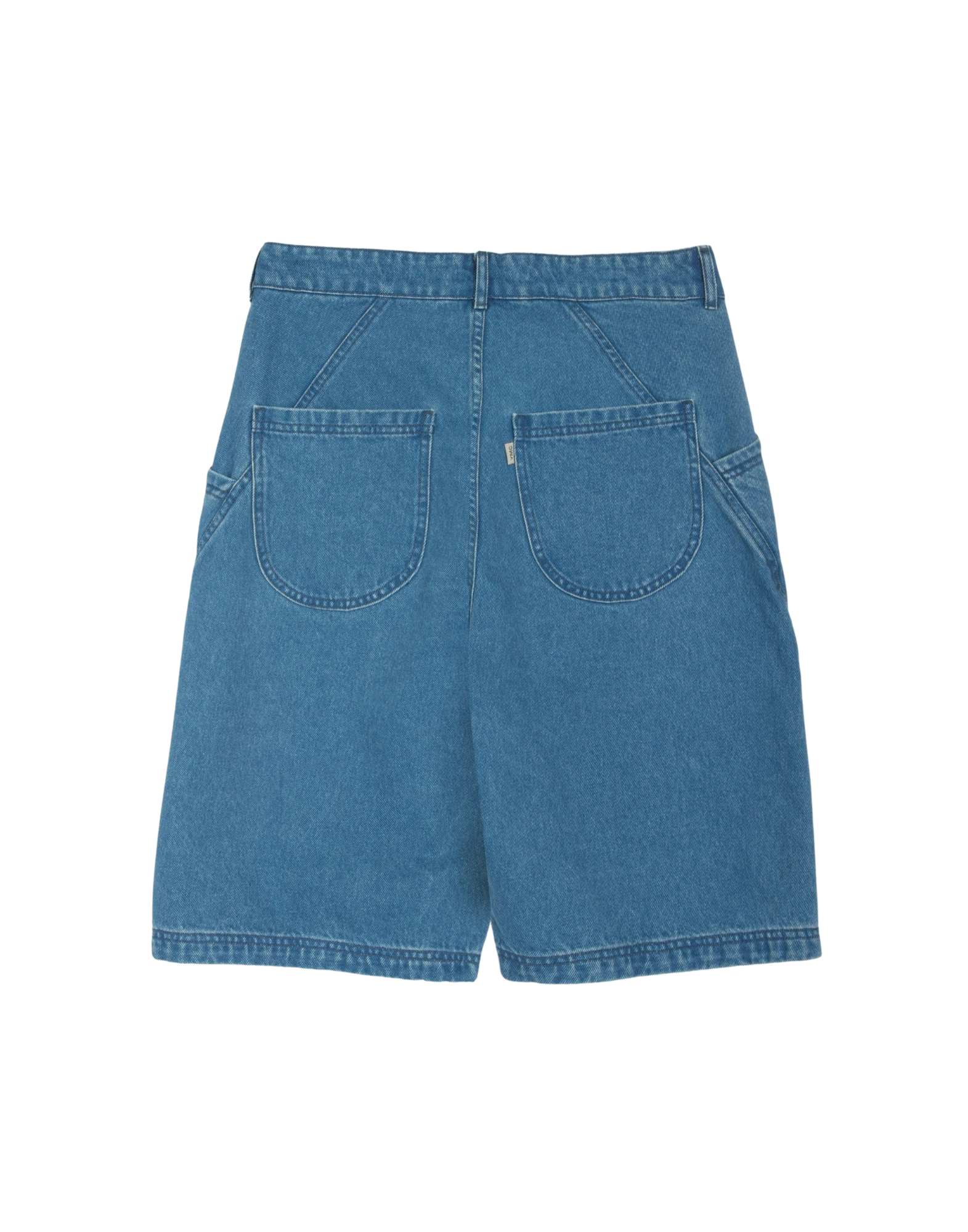 Indigo Twisted Denim Shorts