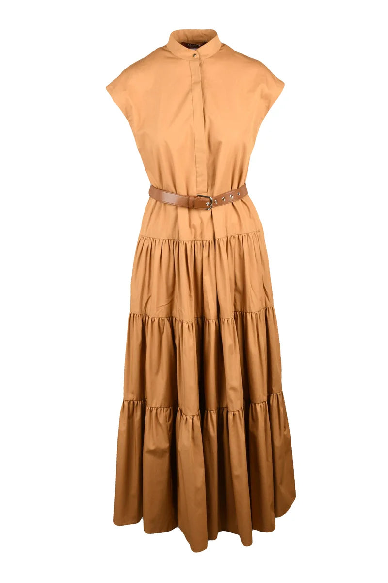 Long Dress Cotton - Beige