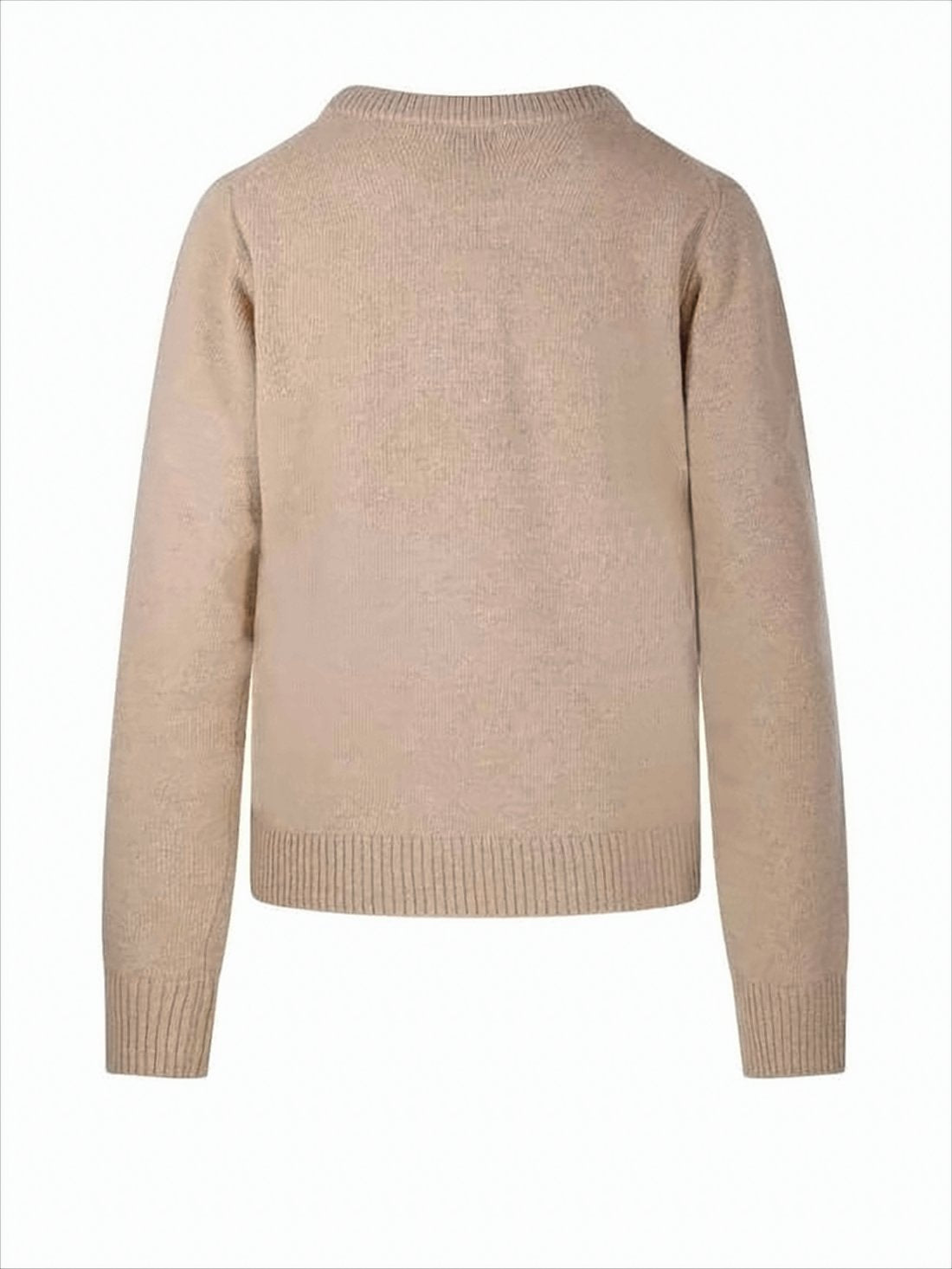 Knit Sweater with Bold Banana Graphic