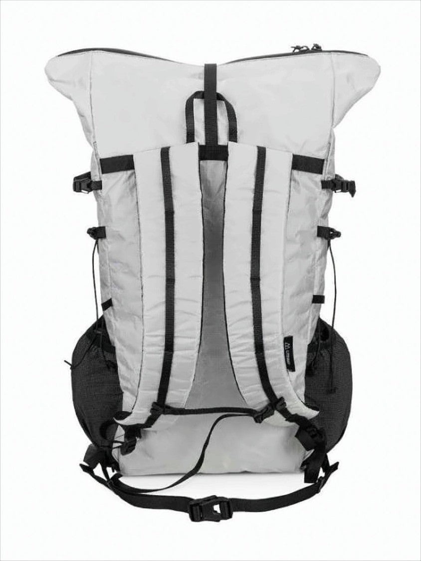 Two-Tone Structured Backpack with Adjustable Straps