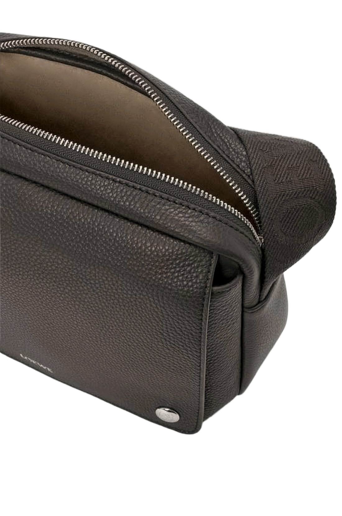 Textured Calf Leather Crossbody Bag