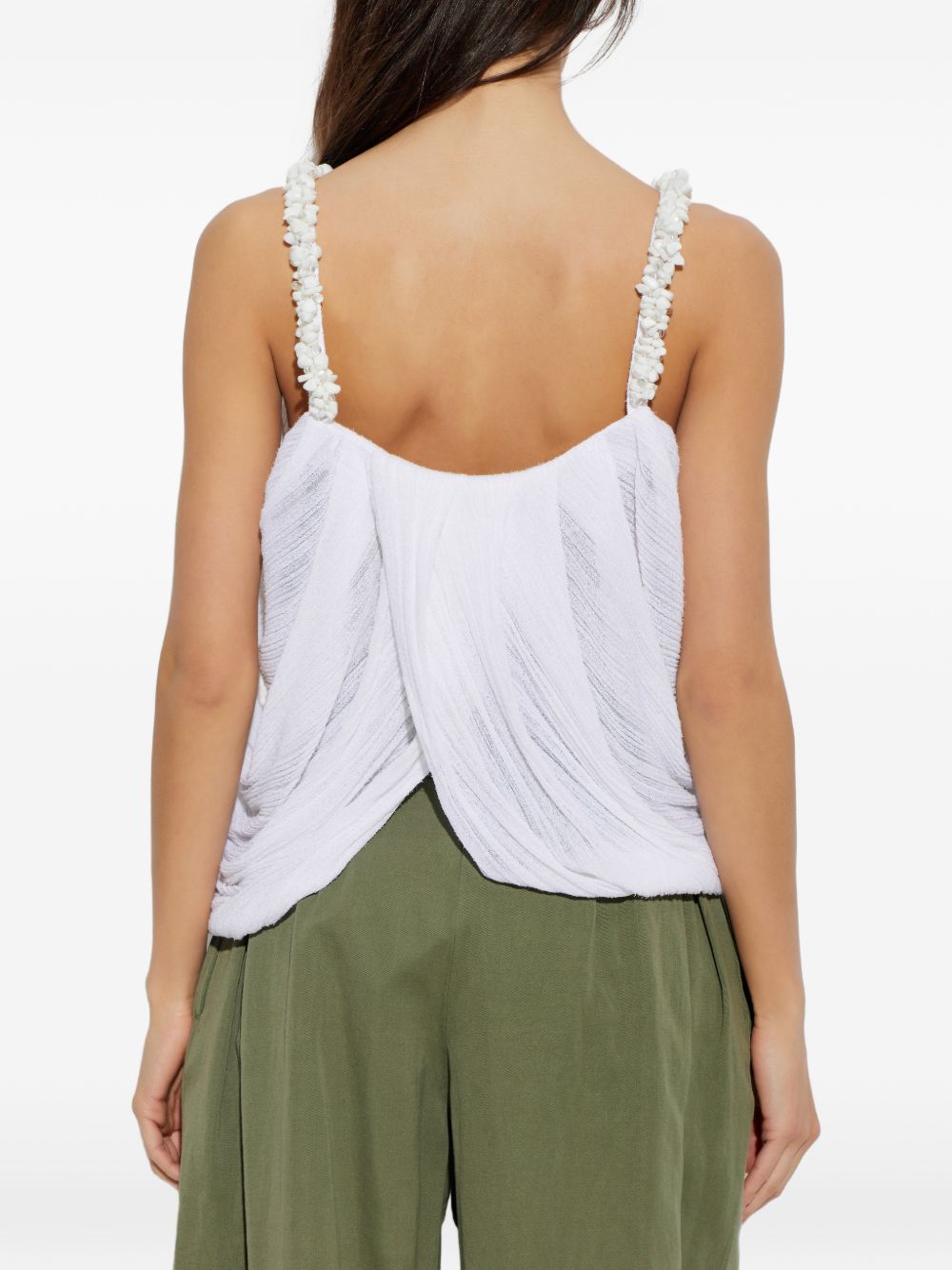 Minimalist Sleeveless Crew Neck Knit Top