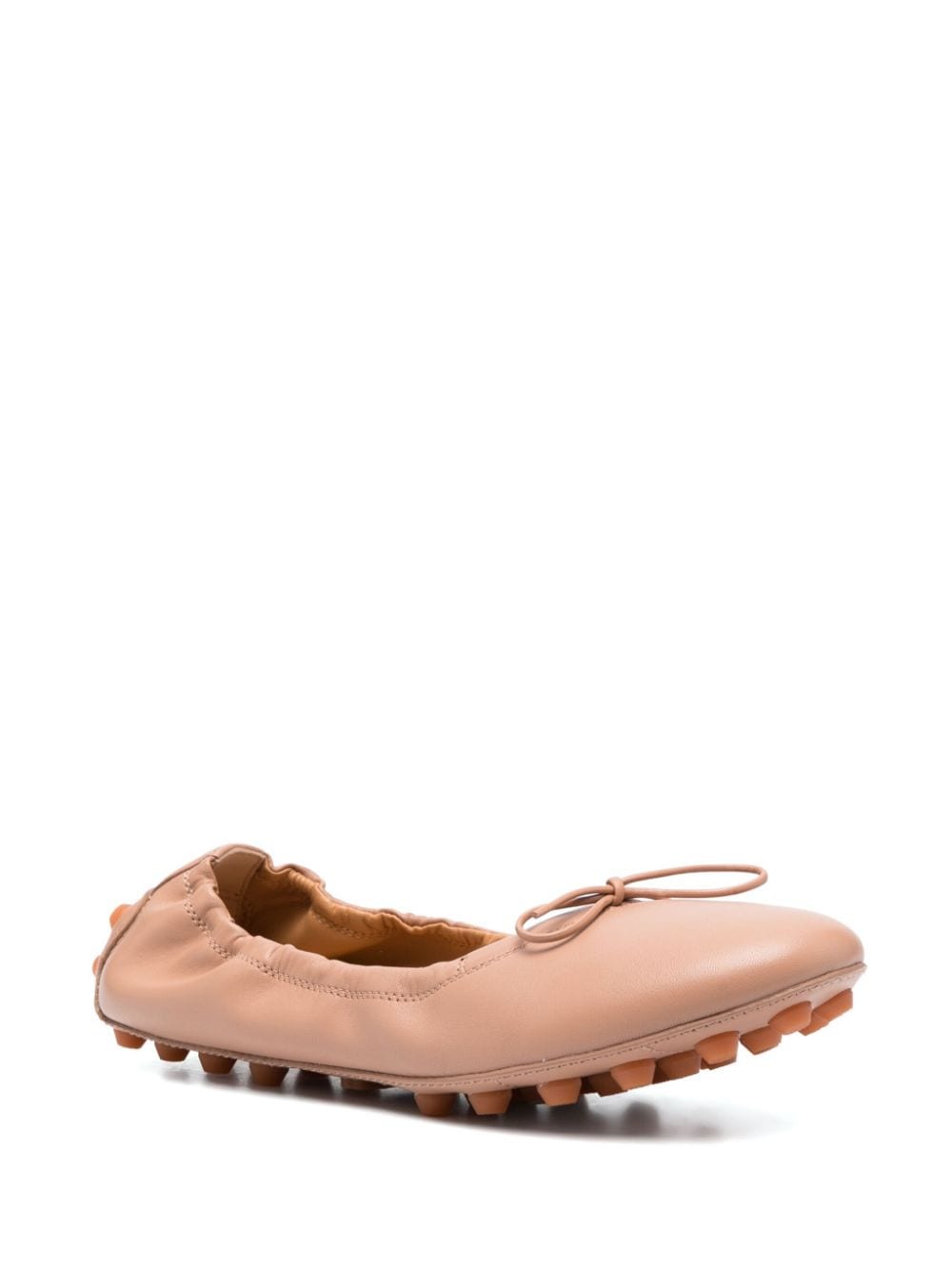 Pink Ballerina Bubble Soft Leather Ballerinas