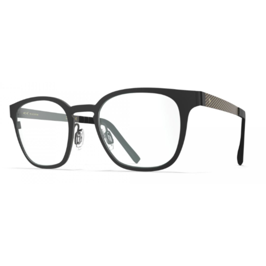 Bf1002 Dayton Rectangular Titanium Eyeglasses with Textured Temples