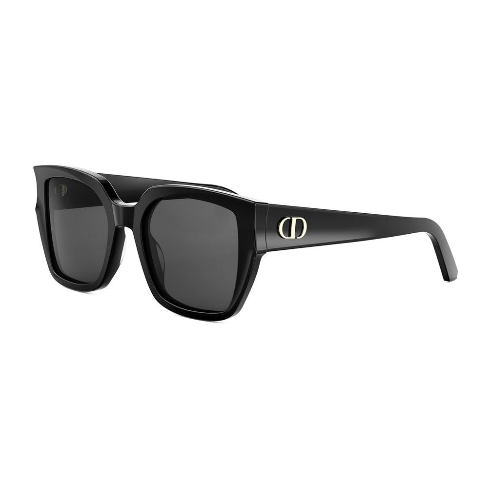 Glow S1I Square Black Acetate Sunglasses
