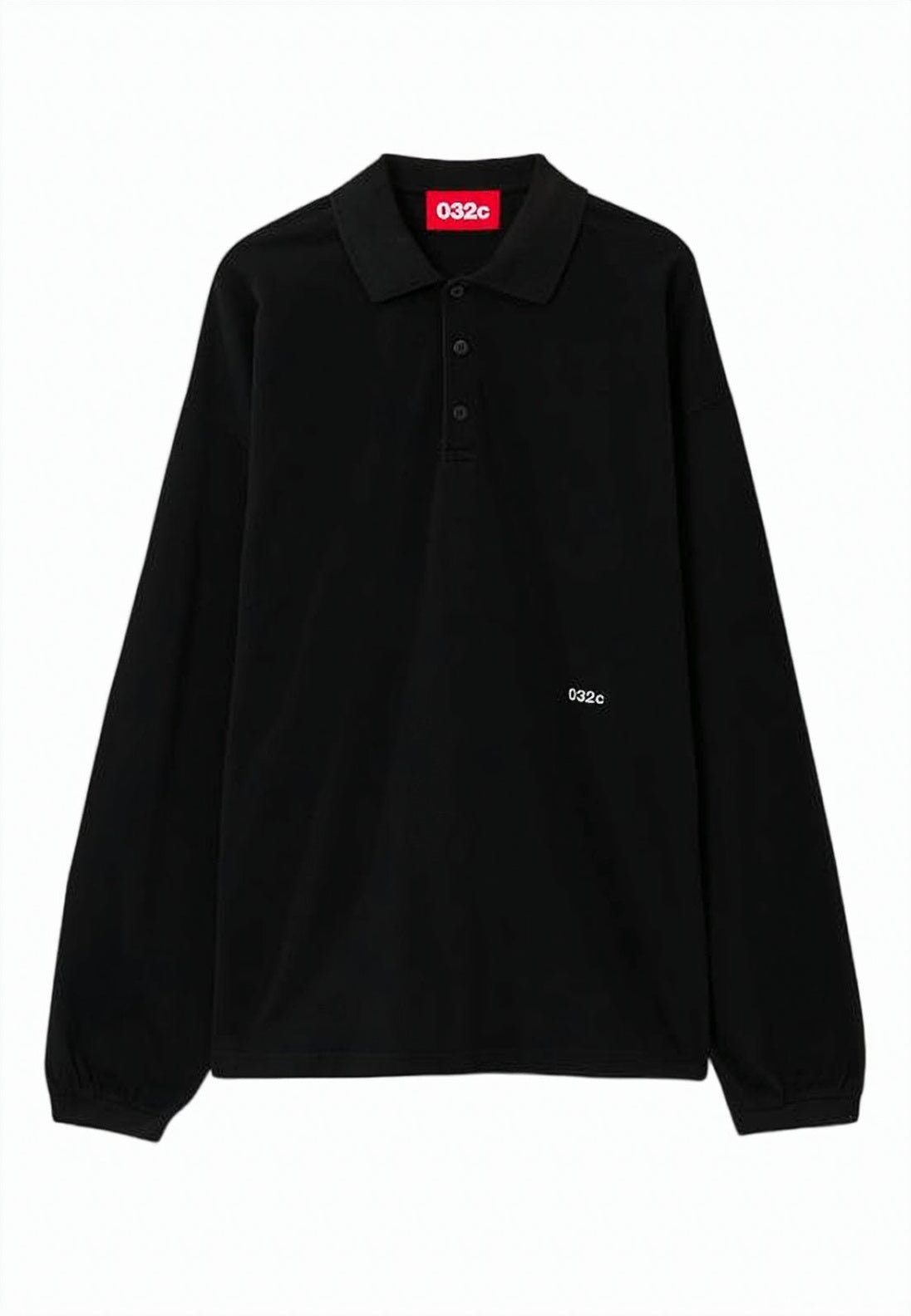 Long-Sleeve Polo Shirt with Classic Collar