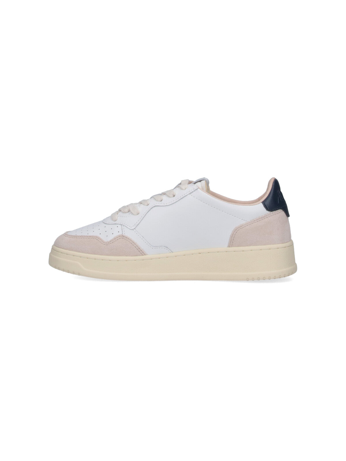 Low-Top Sneakers With Rounded Toe