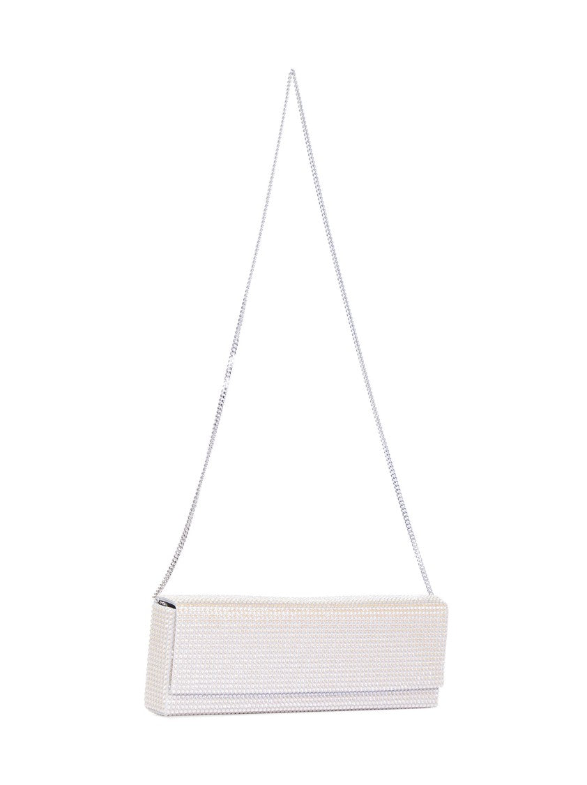Grey Satin Clutch
