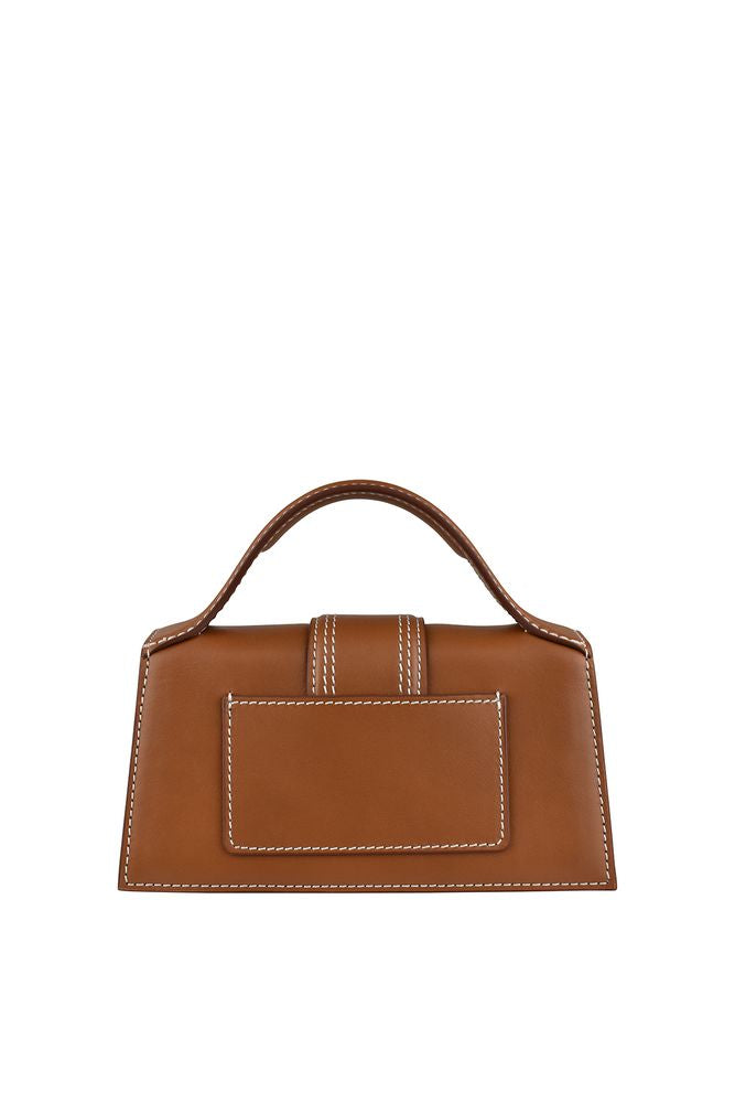 Structured Leather Shoulder Bag
