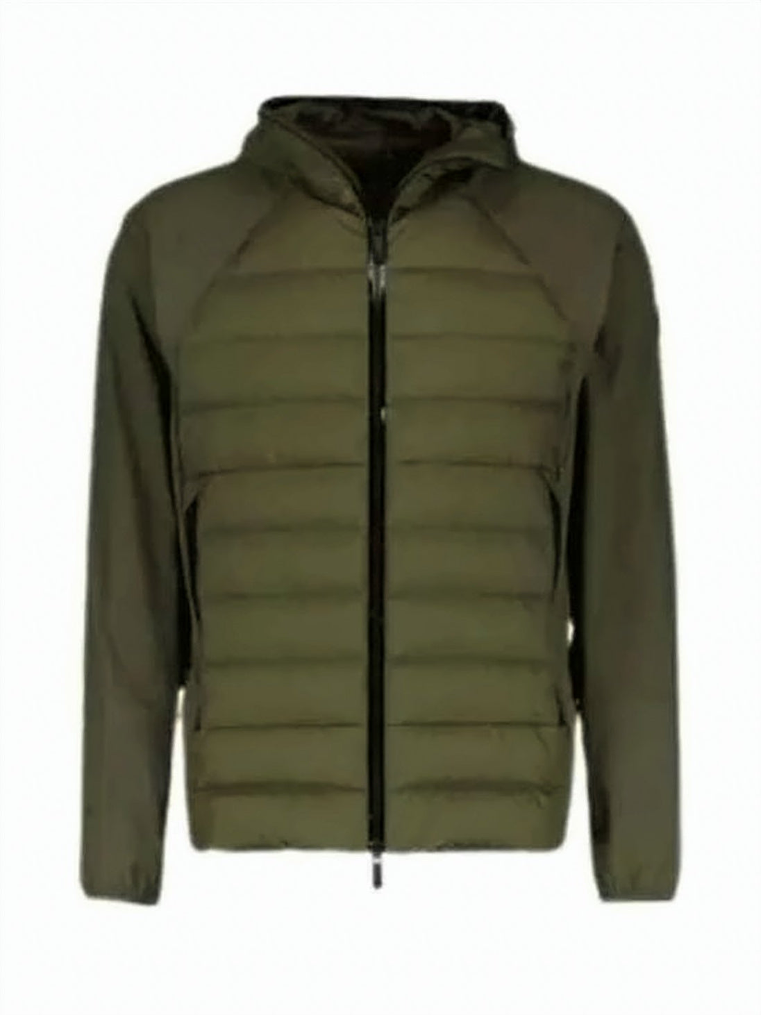 Hooded Quilted Olive Green Moncler Jacket