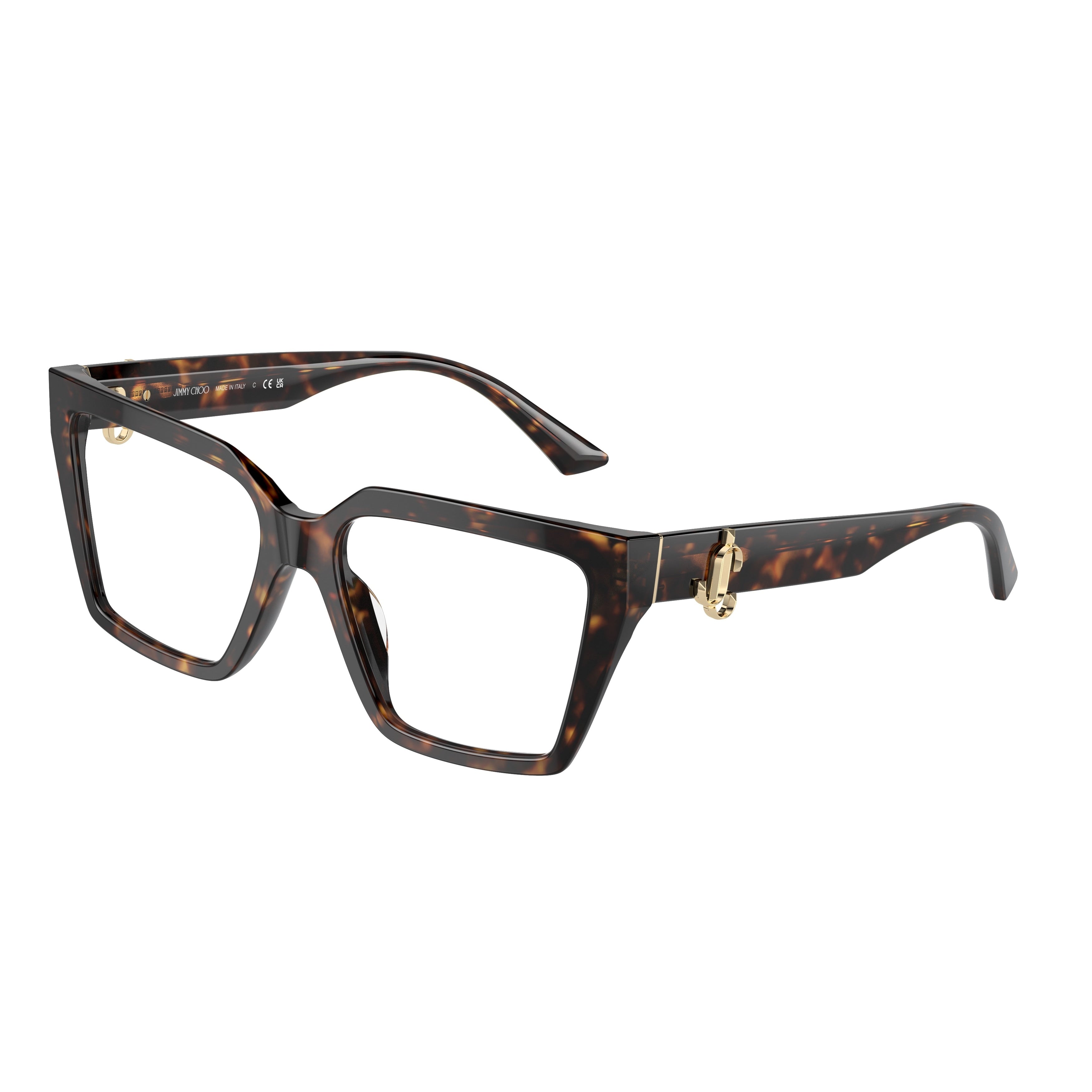 0jc3017u Oversized Square Tortoiseshell Sunglasses