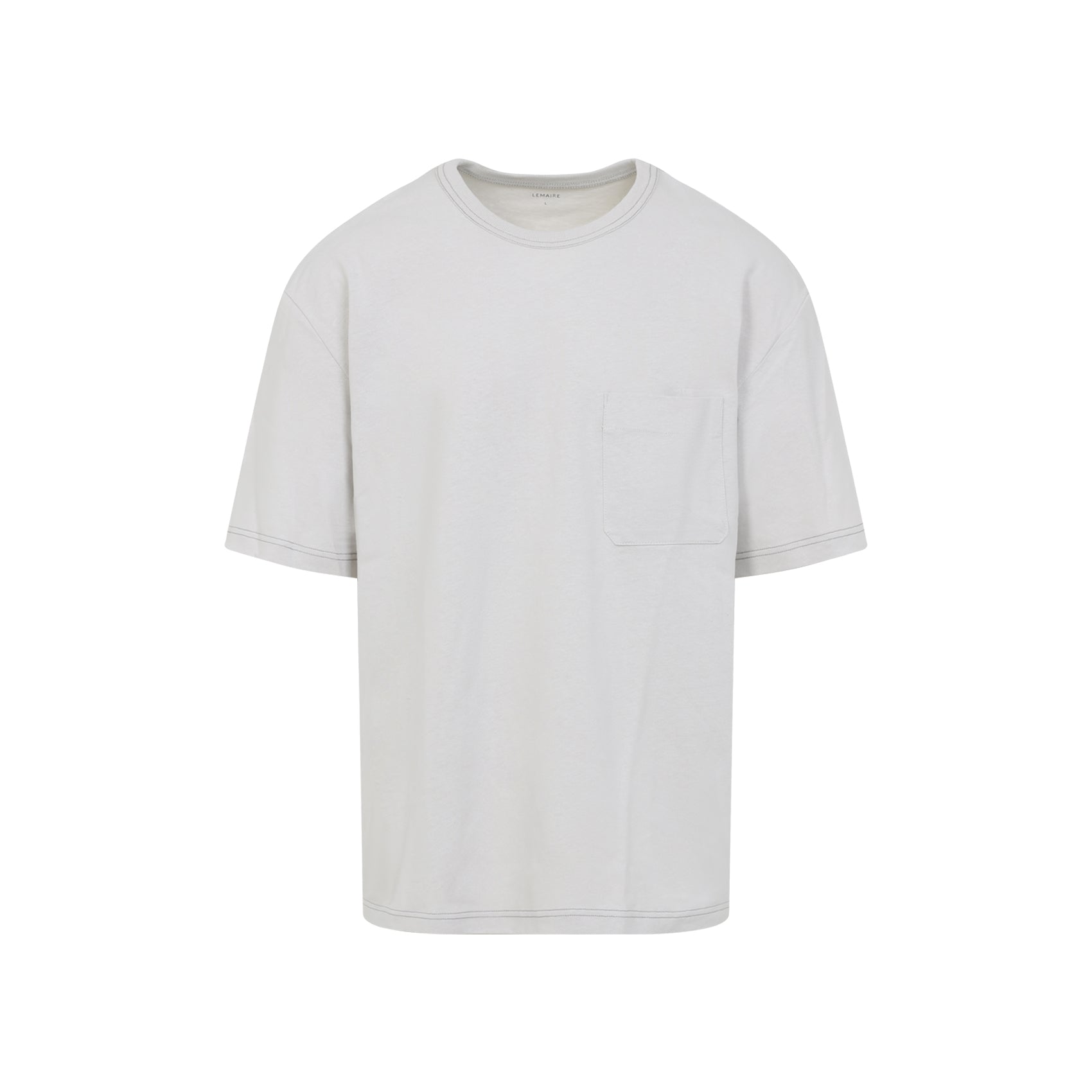 Relaxed Fit Cotton-Linen T-Shirt with Minimalistic Detail