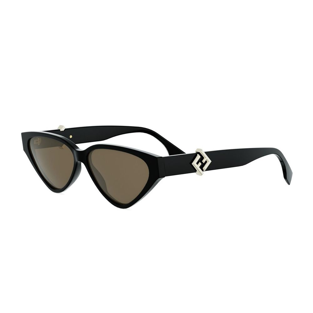 Ff Diamonds Triangular Cat-Eye Sunglasses