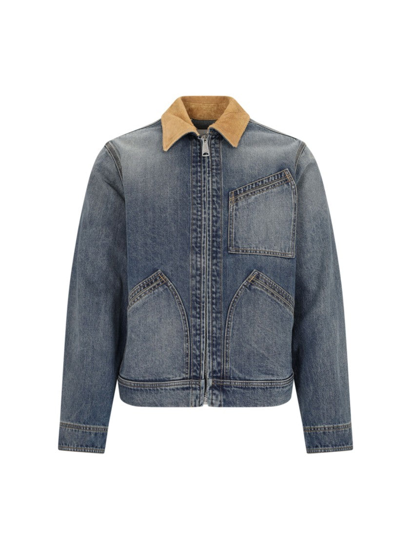 Denim Zip Jacket – Blue