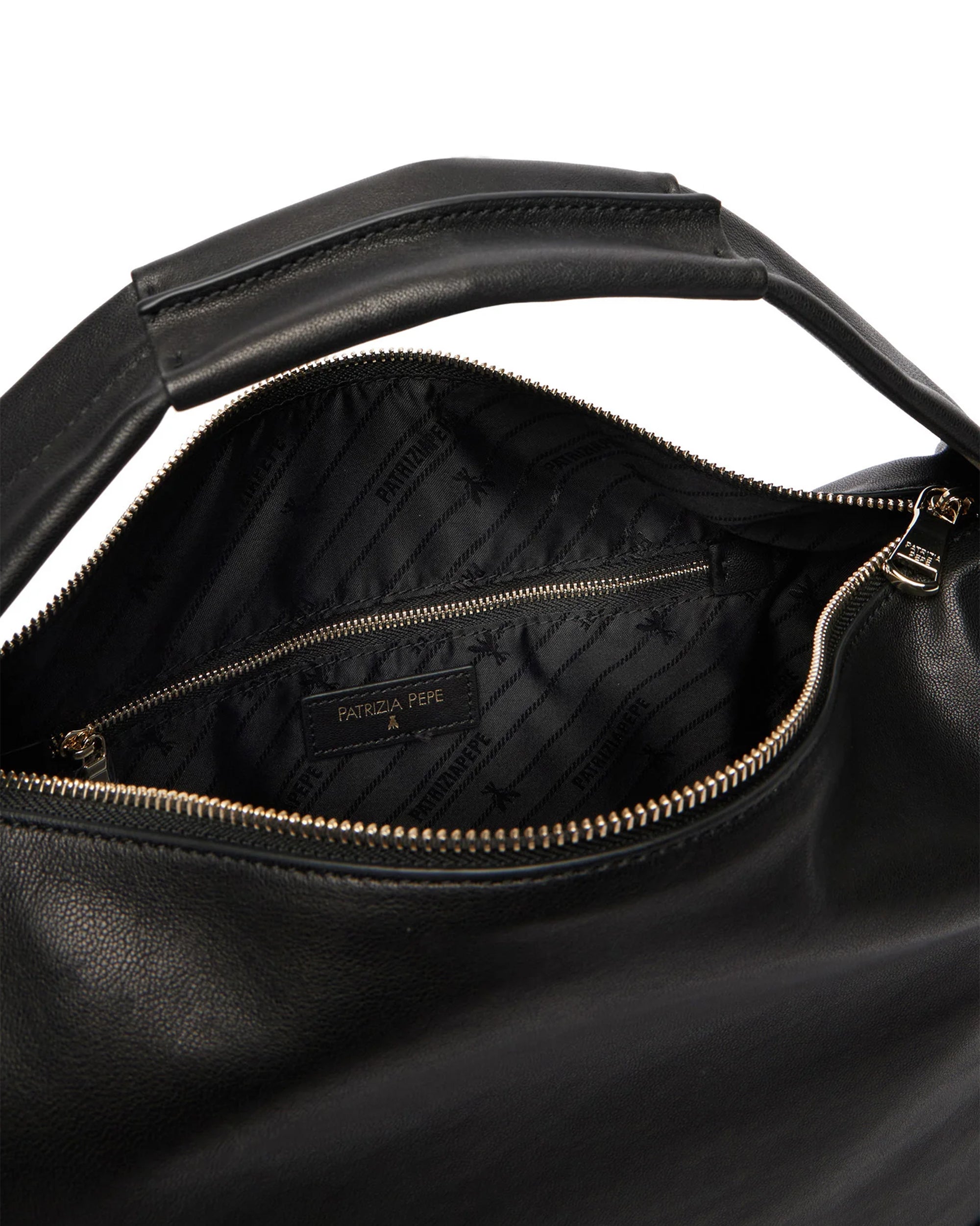 Black Soft Shoulder Bag