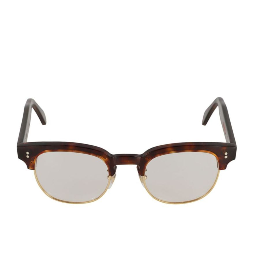 Woody Cm Classic Clubmaster Sunglasses with Tortoiseshell Acetate Frame