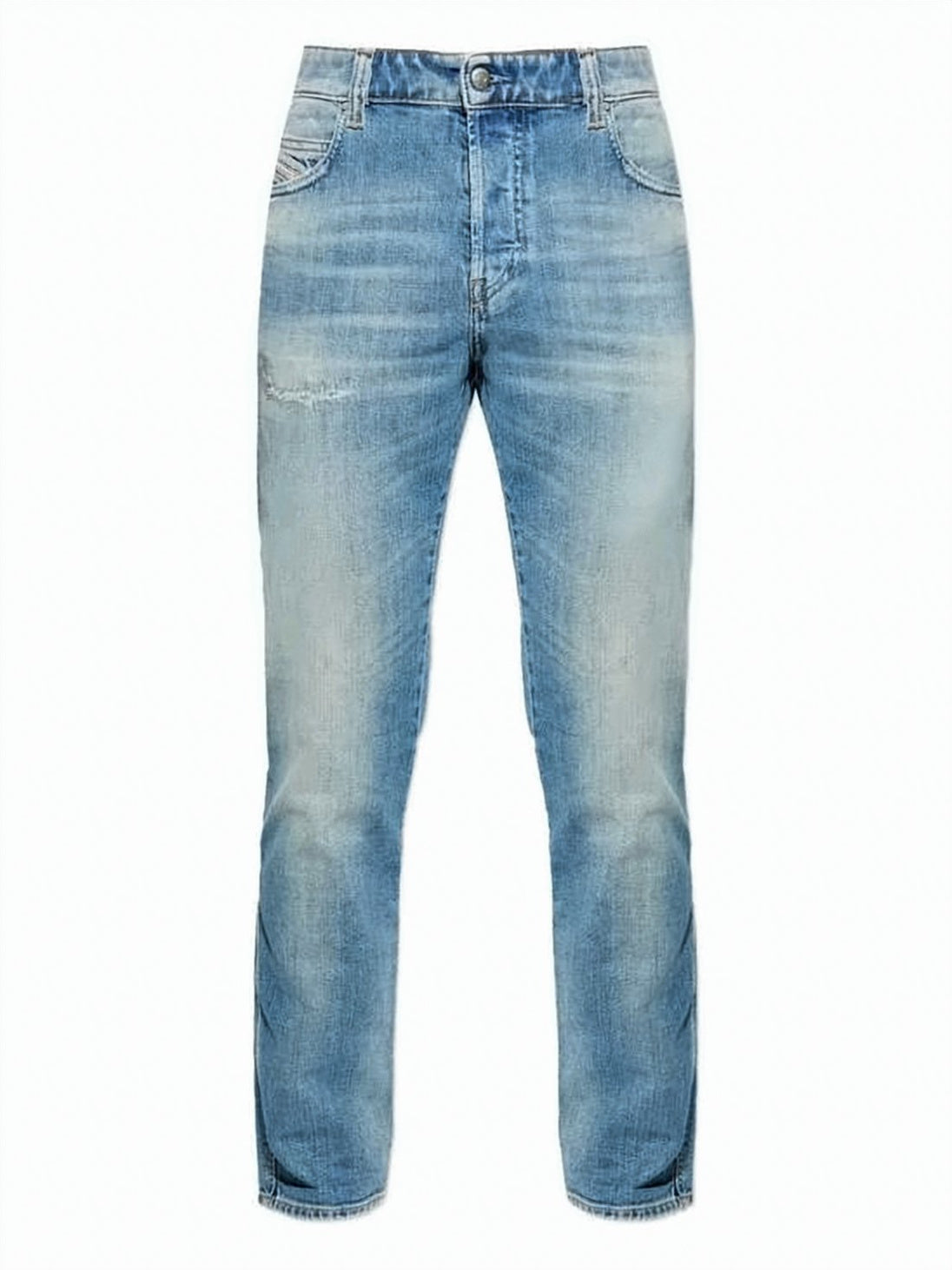 Faded Light Blue Denim Pants