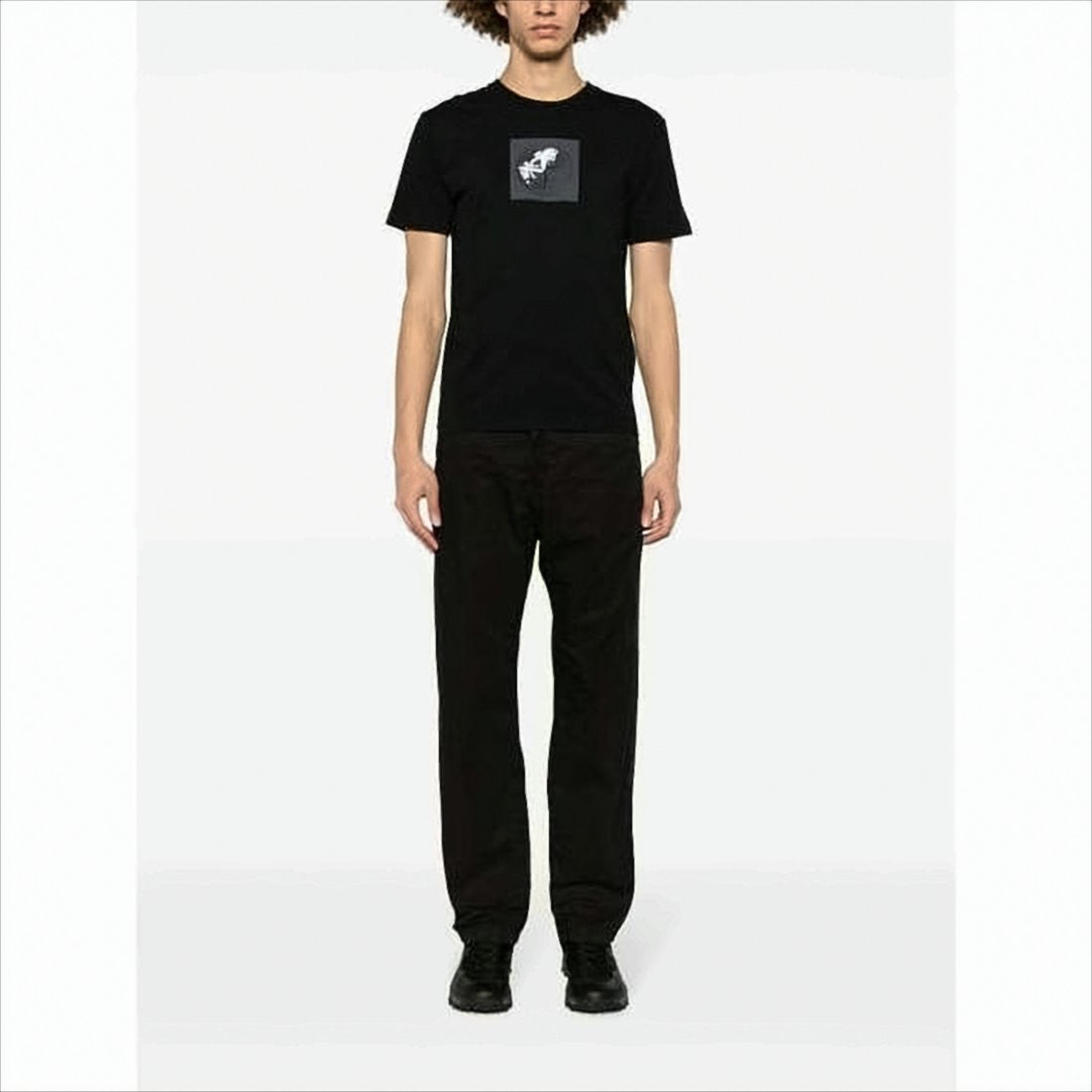 Short-Sleeve Cotton T-Shirt with Iconic Emblem