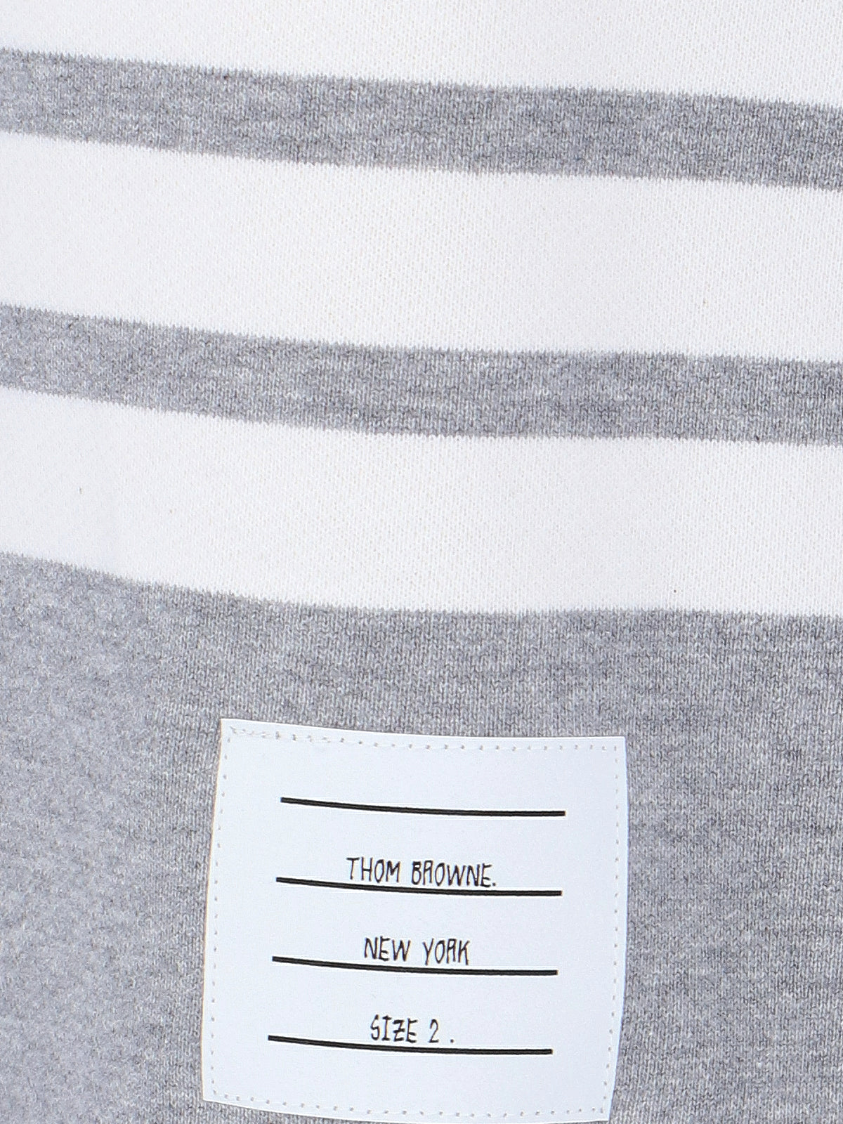 "4-Bar" Sports Shorts, In Grey Cotton