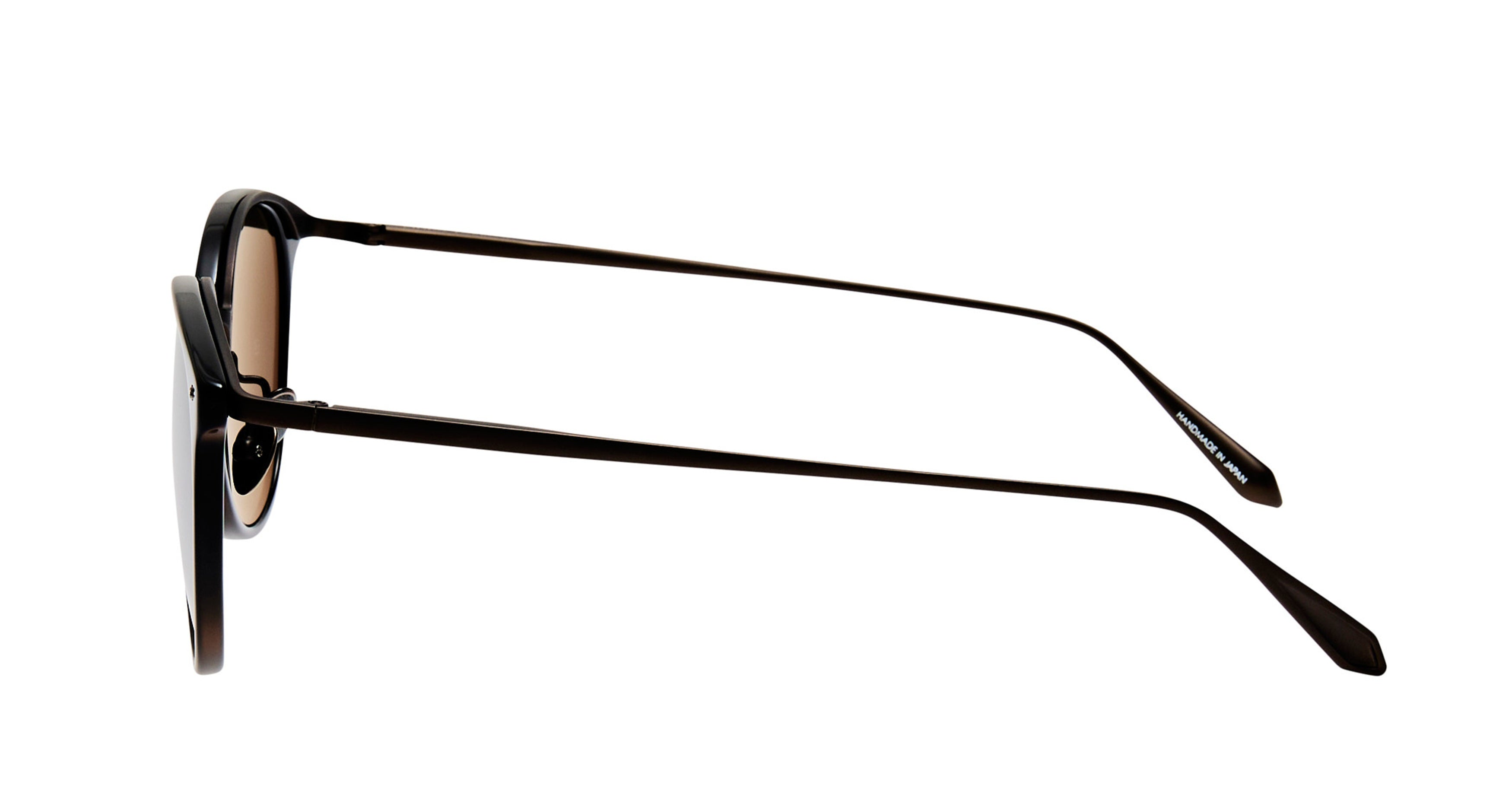 Lflb Rounded Frame Acetate Sunglasses with Dark Tinted Lenses