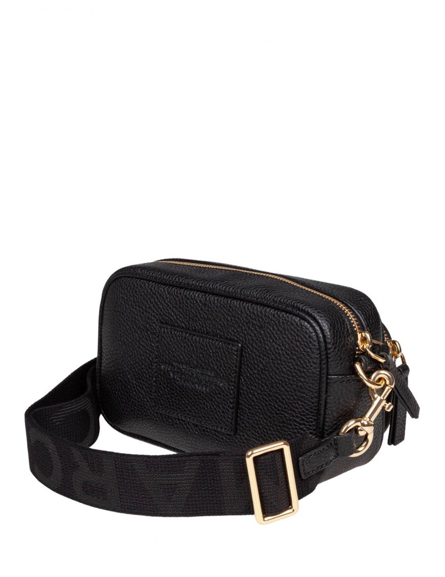 The Crossbody Tote Leather Bag Black Color