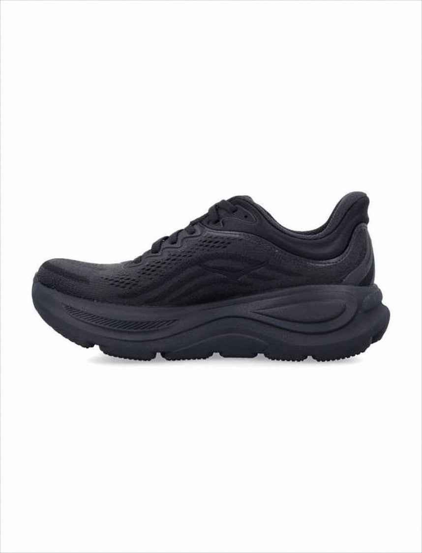 Minimalistic Black Sneakers with Breathable Mesh