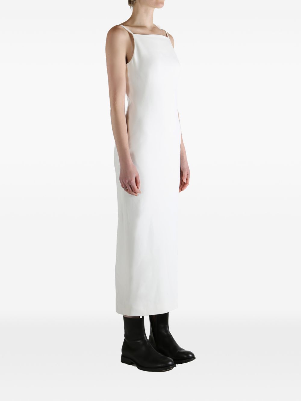 Midi Dress with Spaghetti Straps
