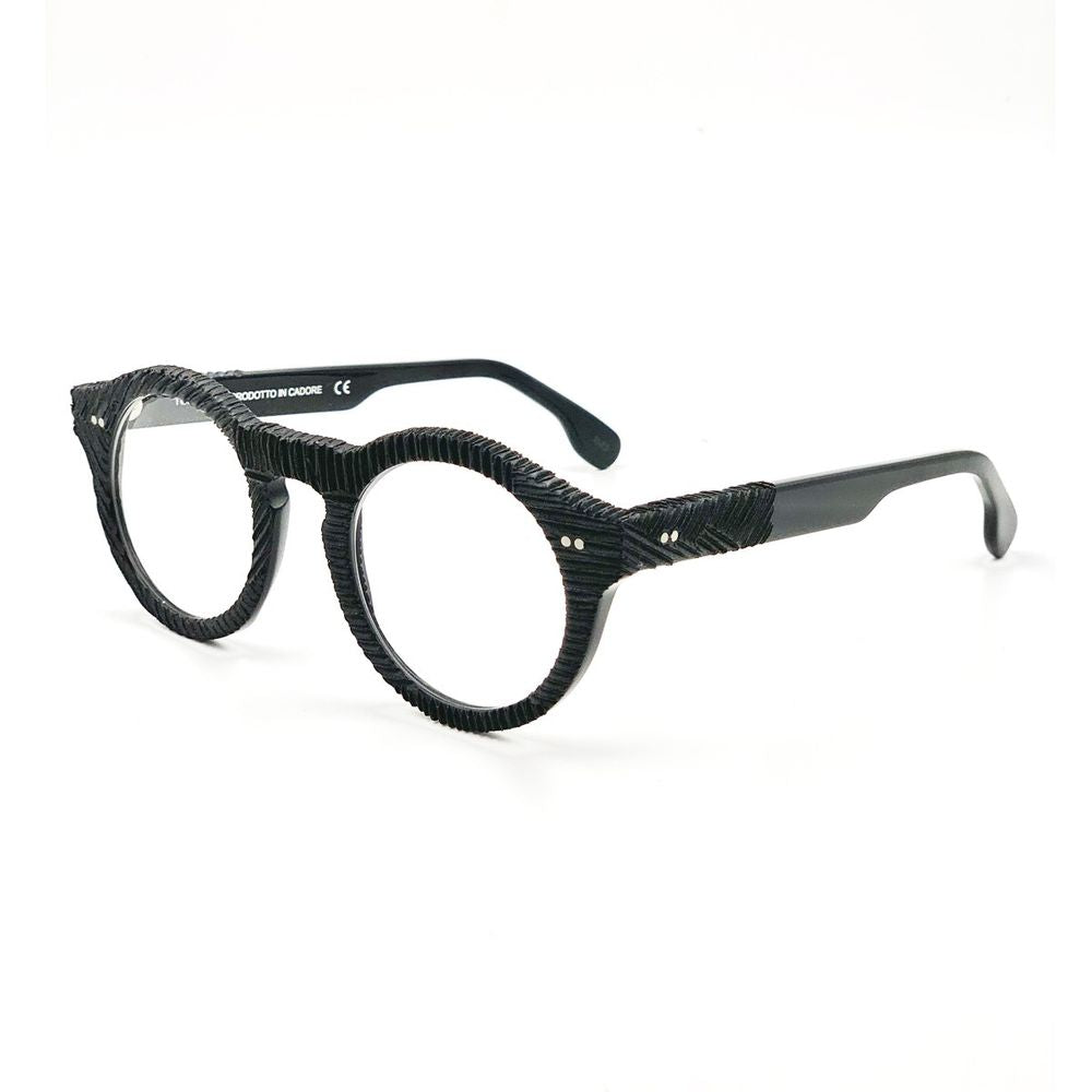T015 Igor Textured Round Frame Sunglasses