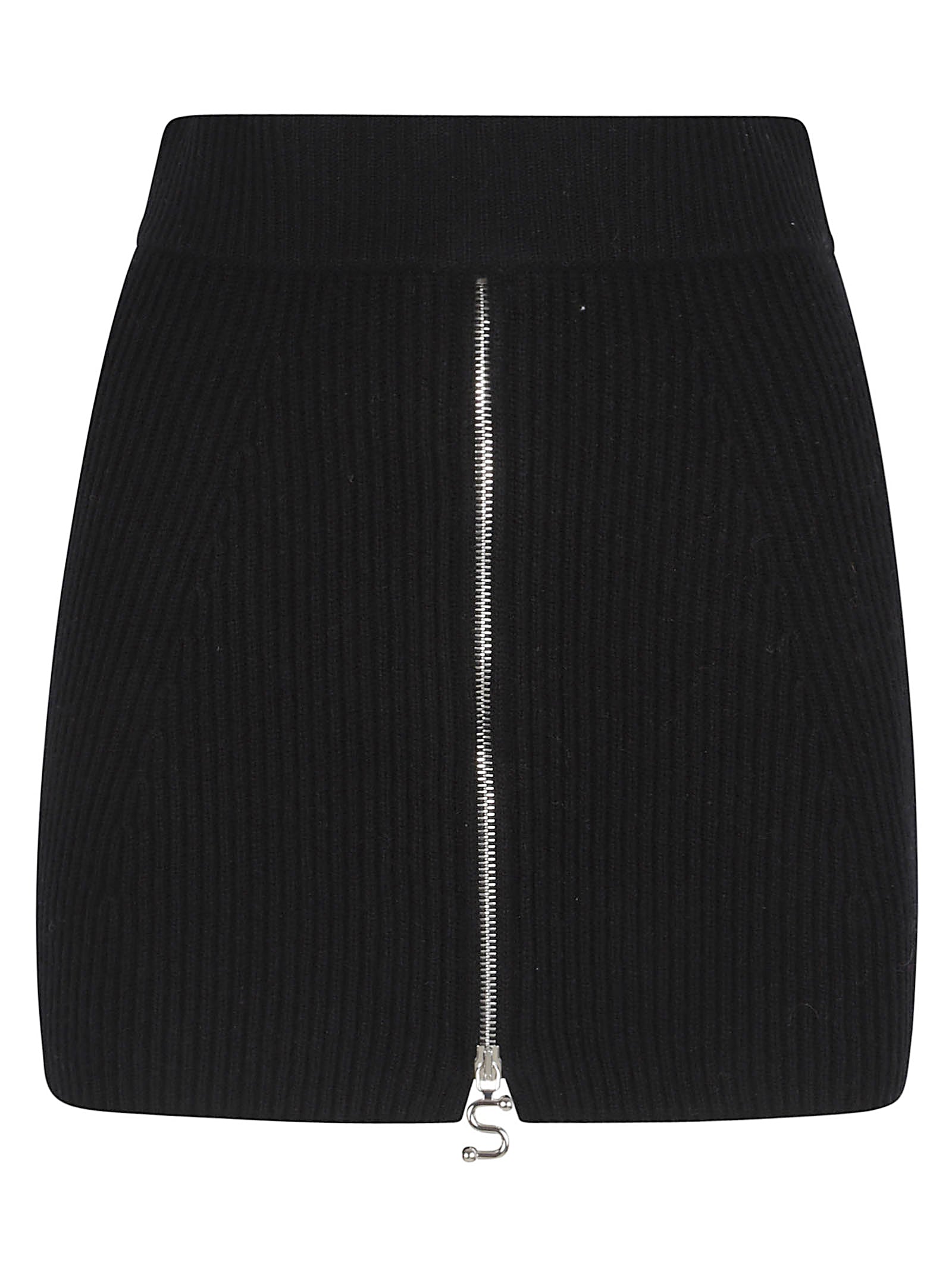 Ribbed Knit Mini Skirt