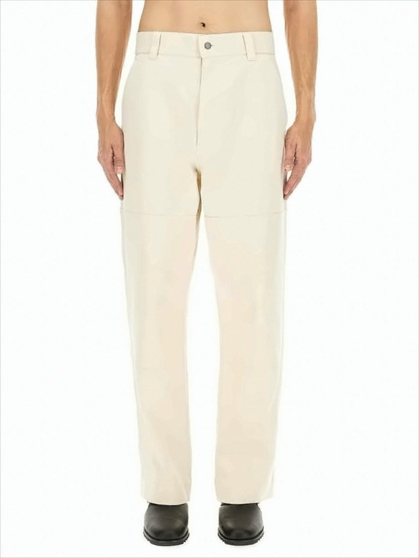 High-Waisted Straight Pants with Minimalist Design