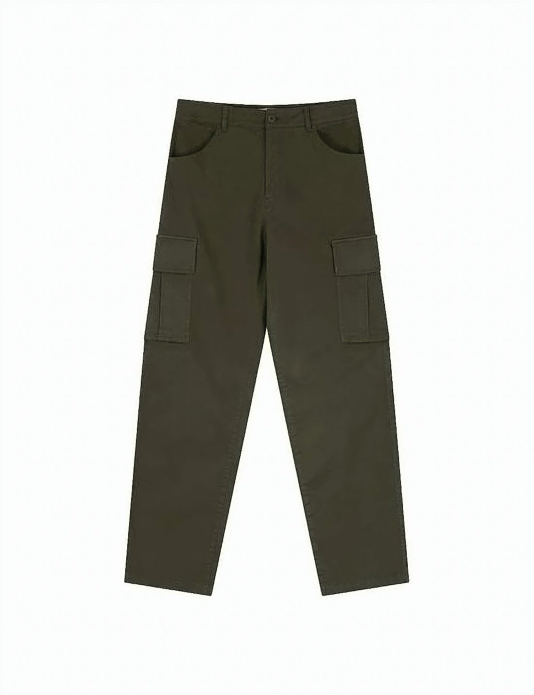 Straight-Leg Cargo Pants with Structured Fit