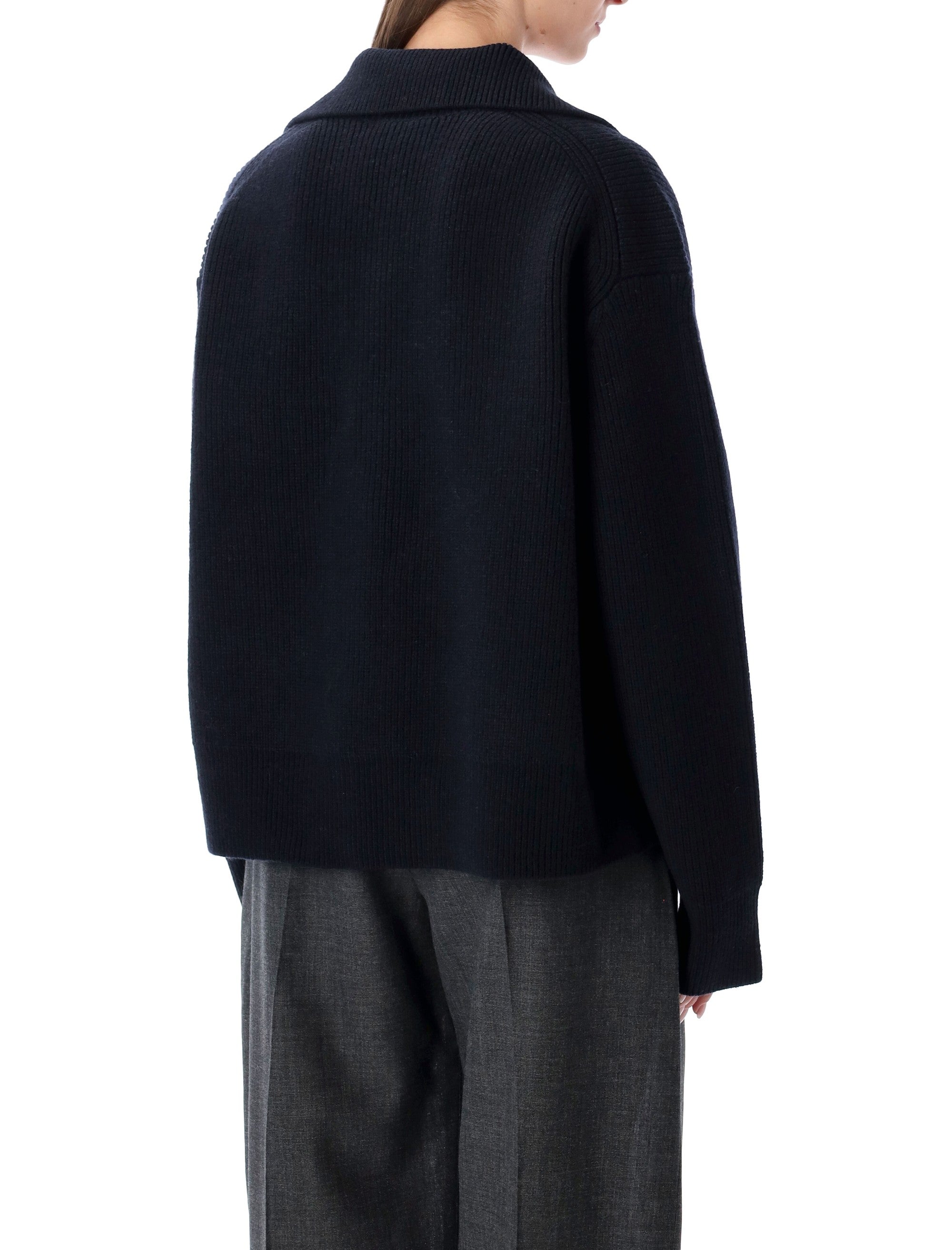 Nash Extrafine Merino Wool Polo Knit