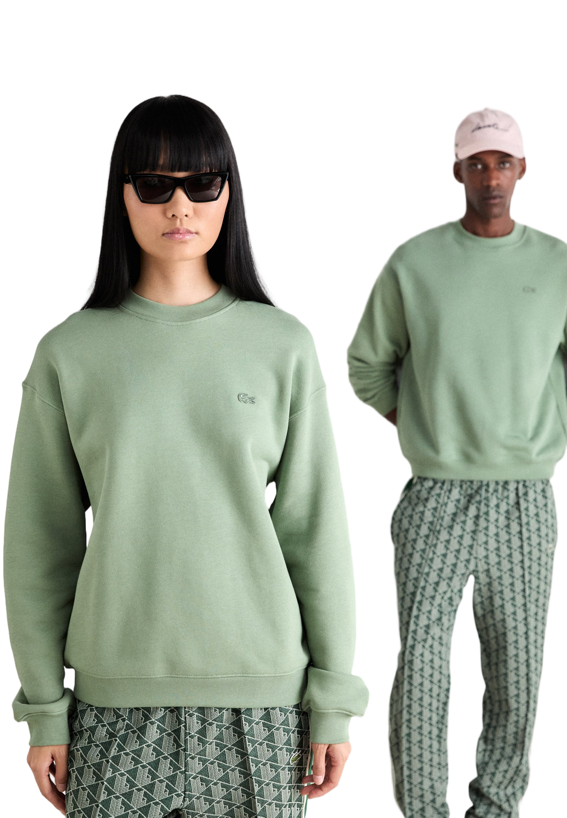 Tapered Fit Casual Pants with Geometric Pattern